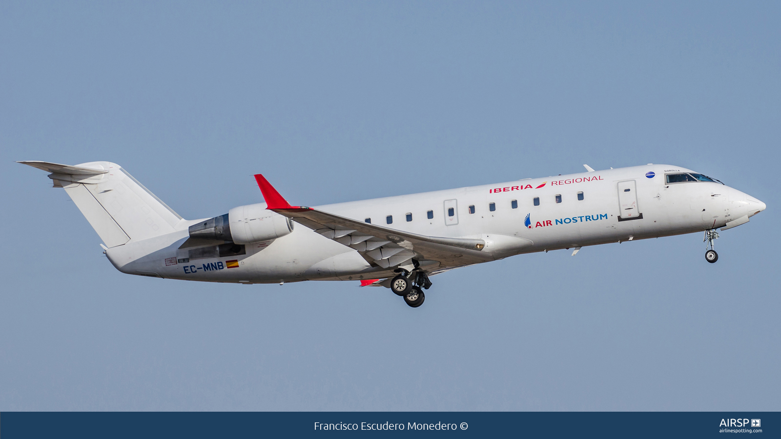 Air Nostrum Iberia Regional  Mitsubishi CRJ-200  EC-MNB
