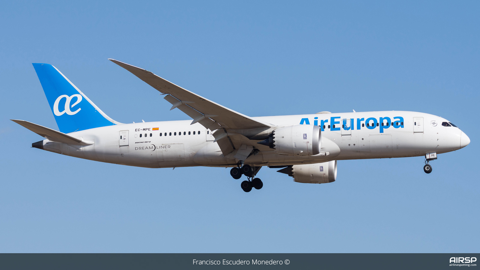 Air Europa  Boeing 787-8  EC-MPE