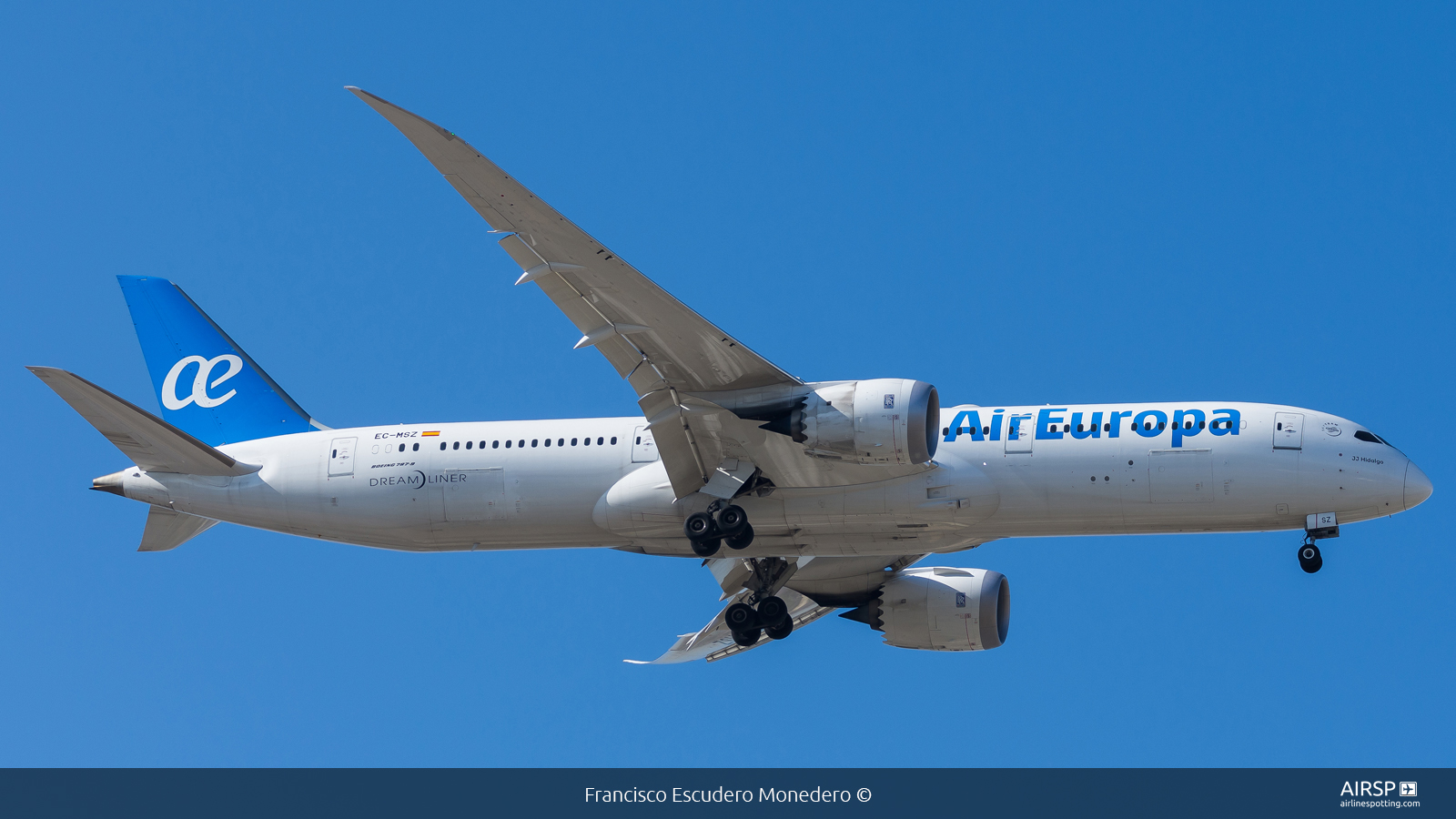 Air Europa  Boeing 787-9  EC-MSZ