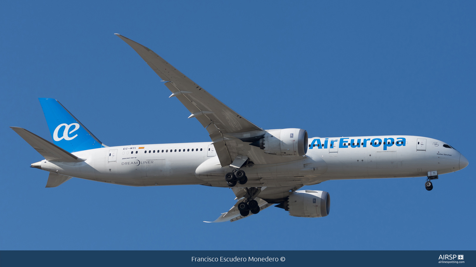 Air Europa  Boeing 787-9  EC-MTI