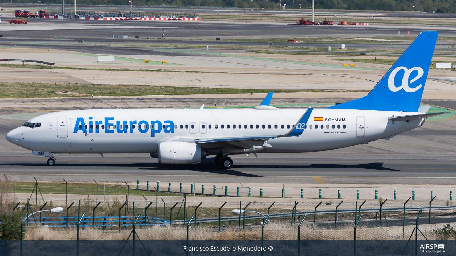 Air Europa  Boeing 737-800  EC-MXM