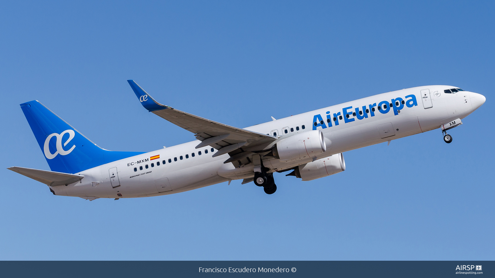 Air Europa  Boeing 737-800  EC-MXM