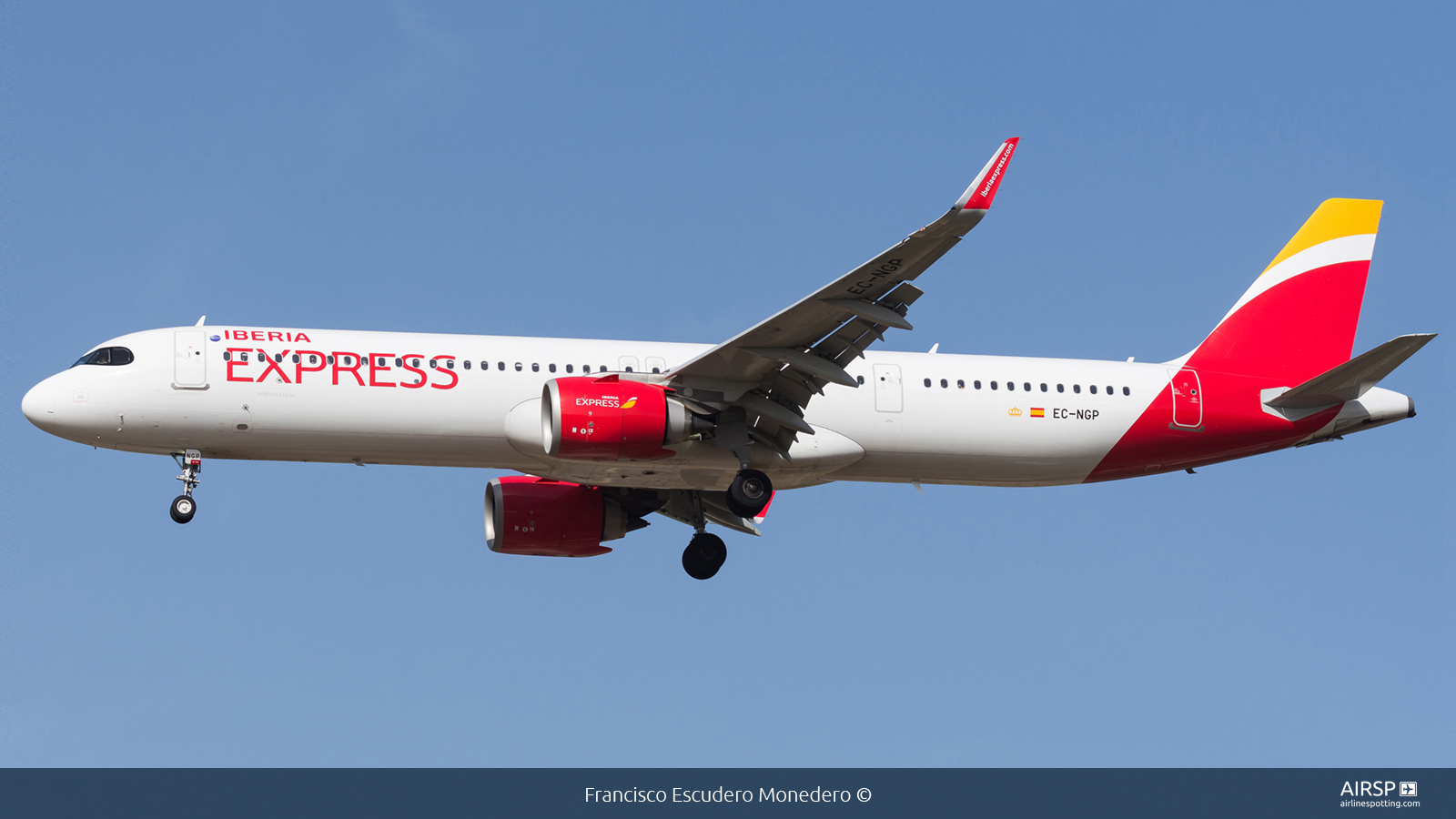 Iberia Express  Airbus A321neo  EC-NGP