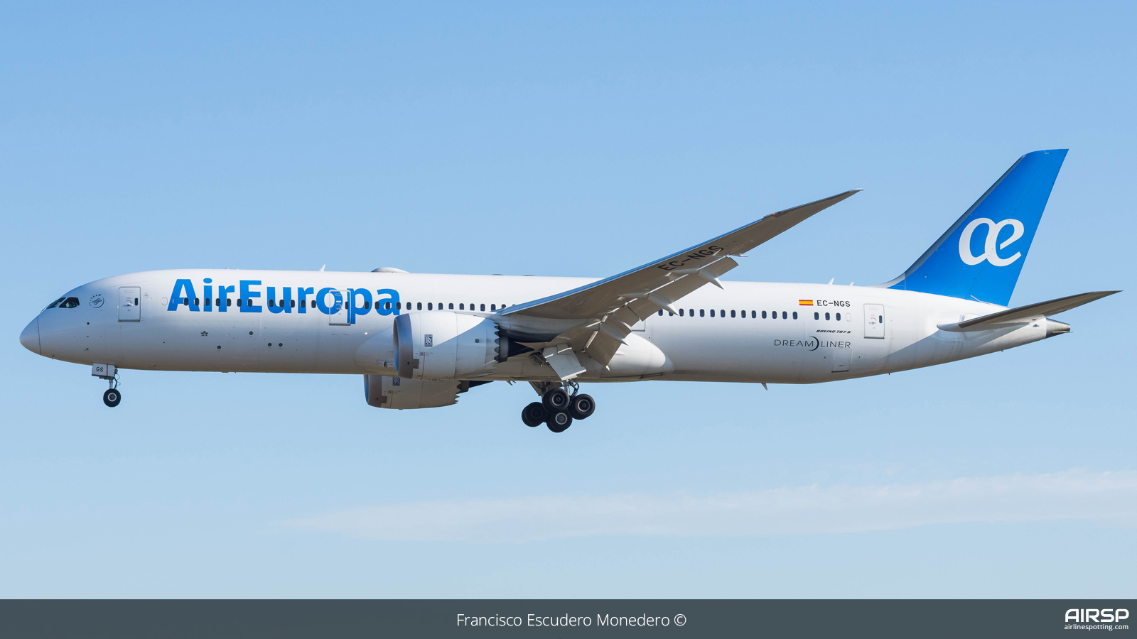 Air Europa  Boeing 787-9  EC-NGS