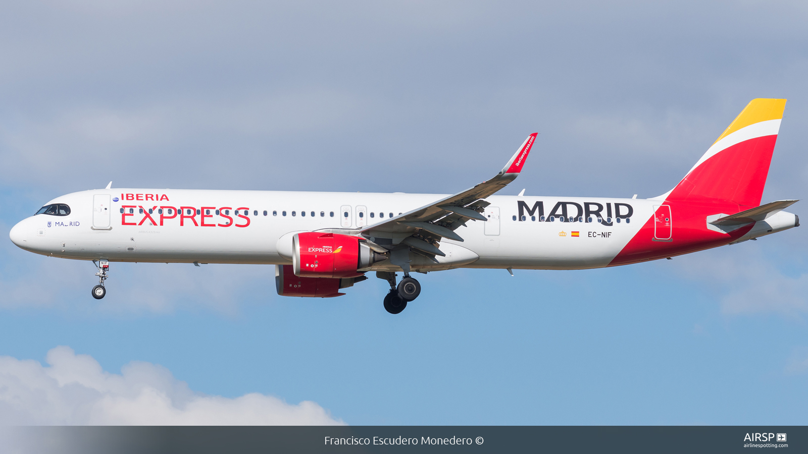Iberia Express  Airbus A321neo  EC-NIF