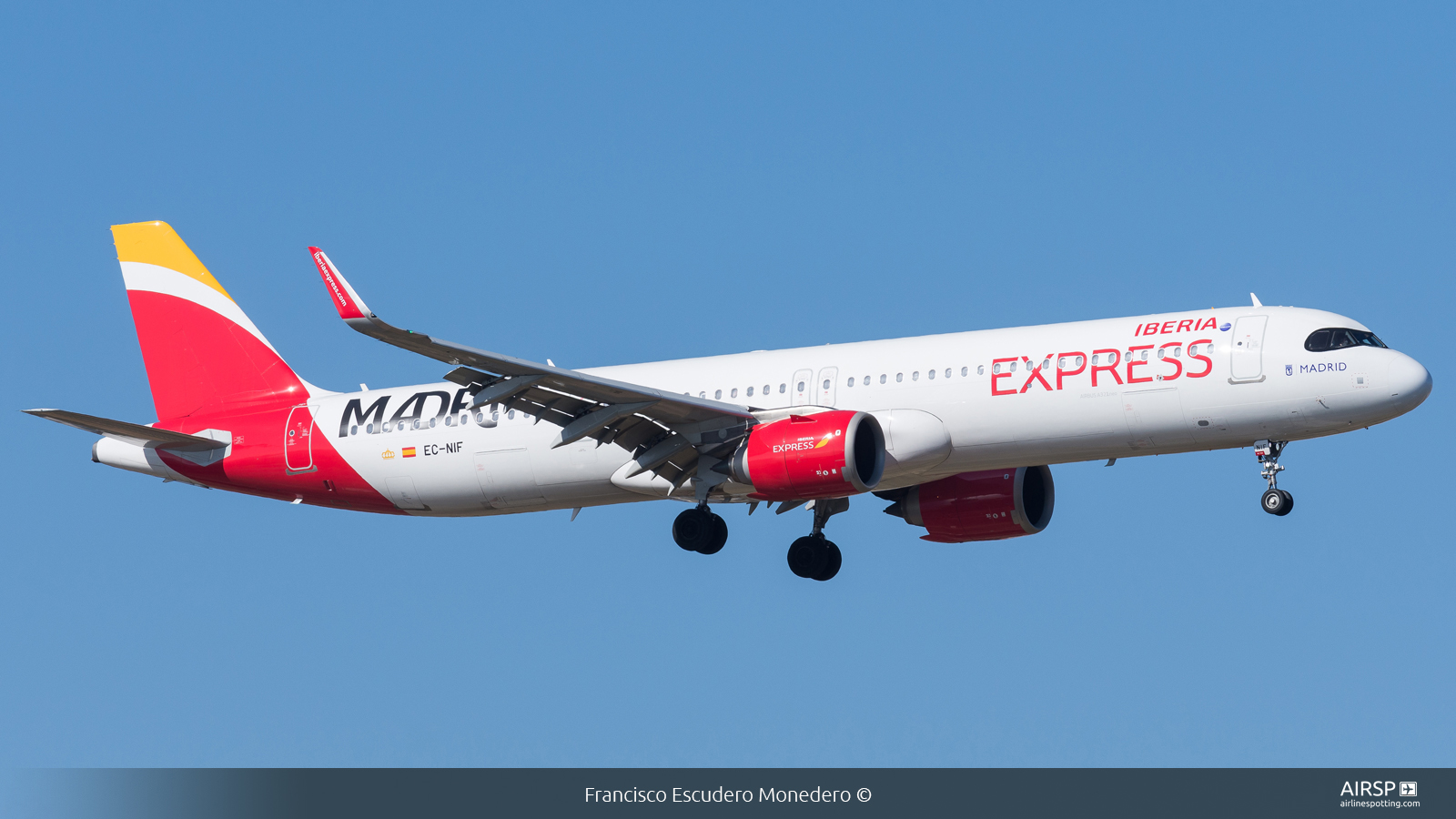Iberia Express  Airbus A321neo  EC-NIF