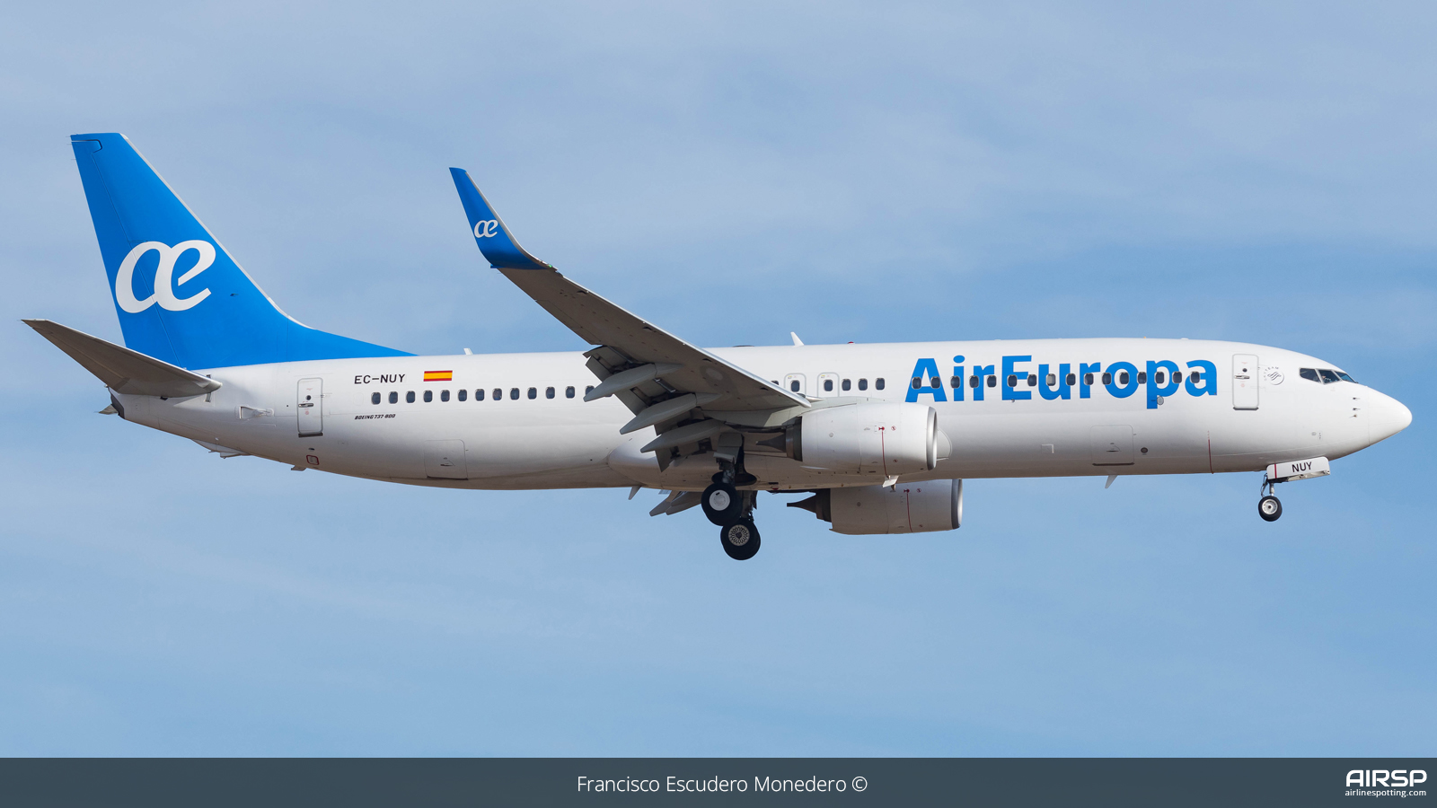 Air Europa  Boeing 737-800  EC-NUY