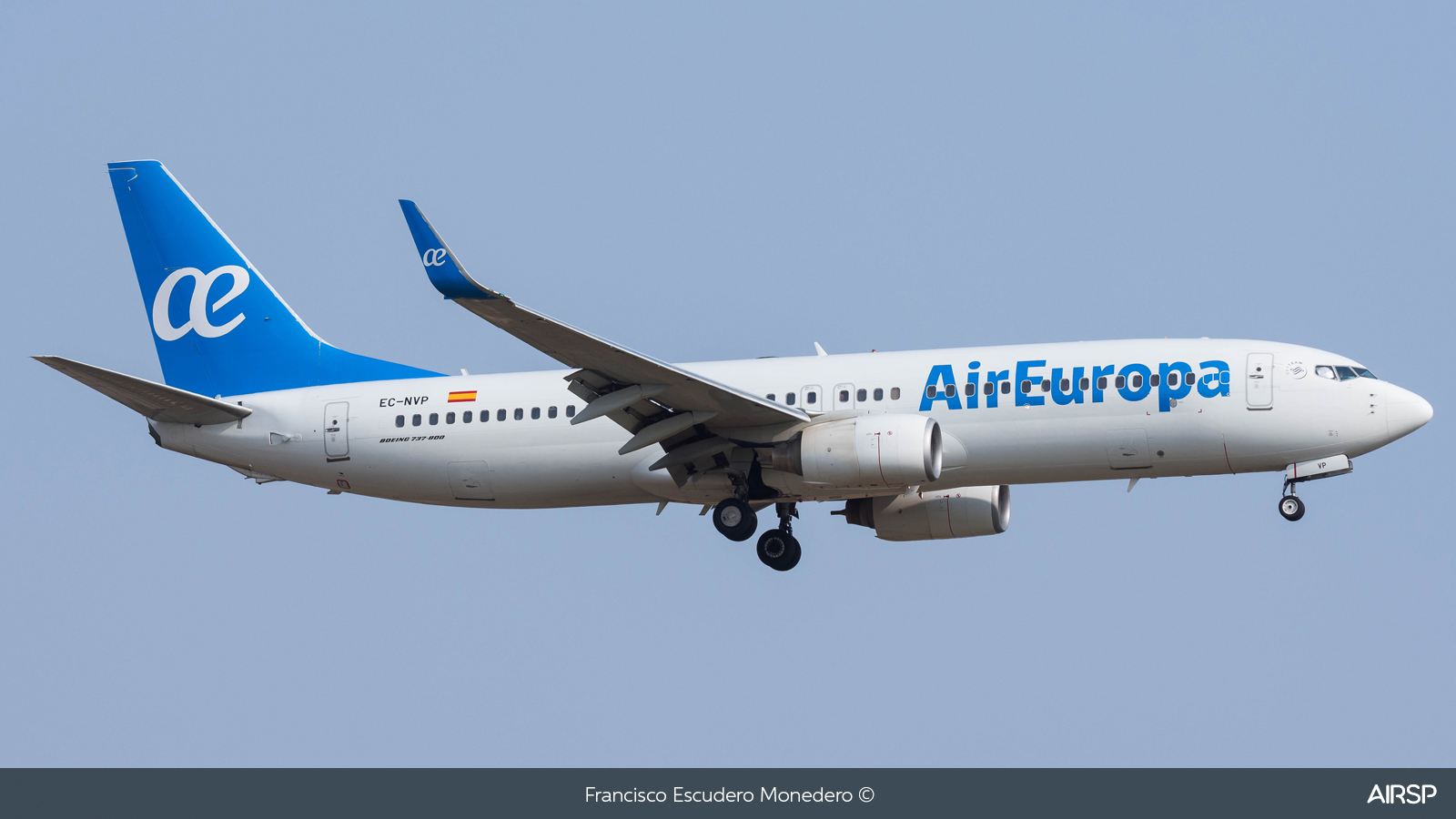 Air Europa  Boeing 737-800  EC-NVP
