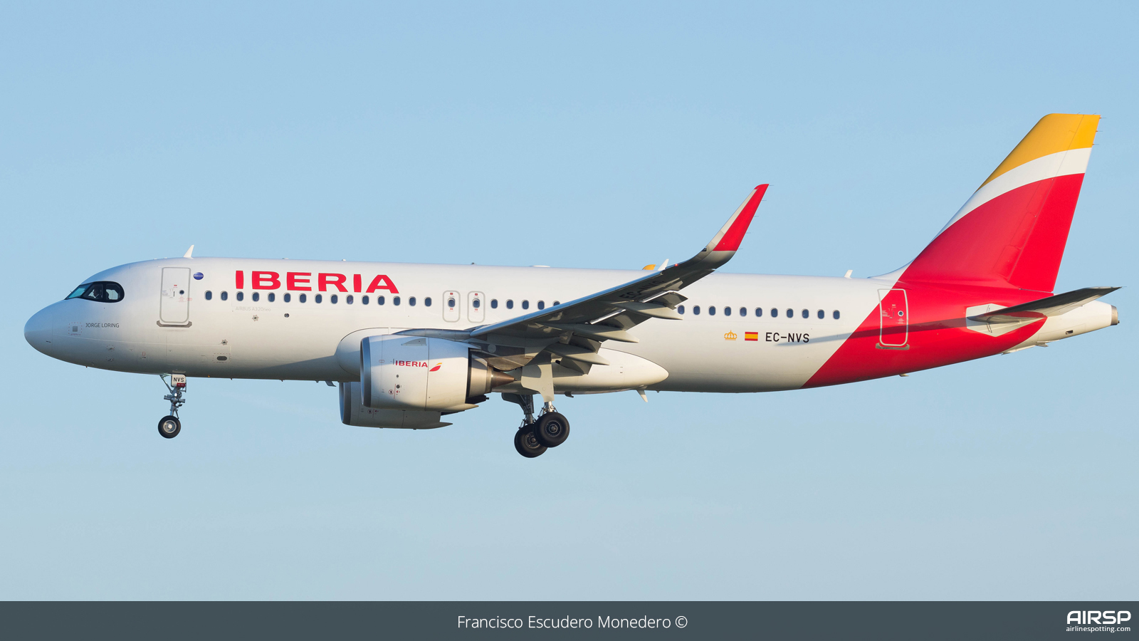 Iberia  Airbus A320neo  EC-NVS