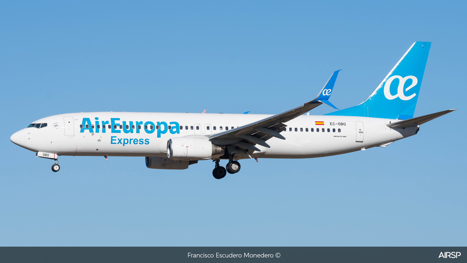 Air Europa Express  Boeing 737-800  EC-OBO