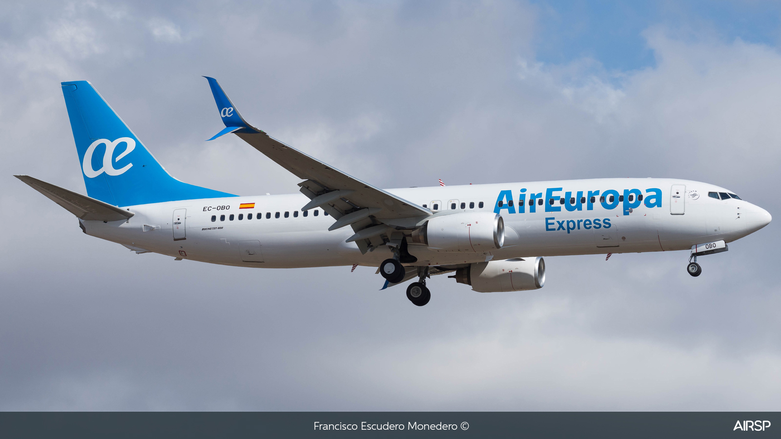 Air Europa Express  Boeing 737-800  EC-OBO