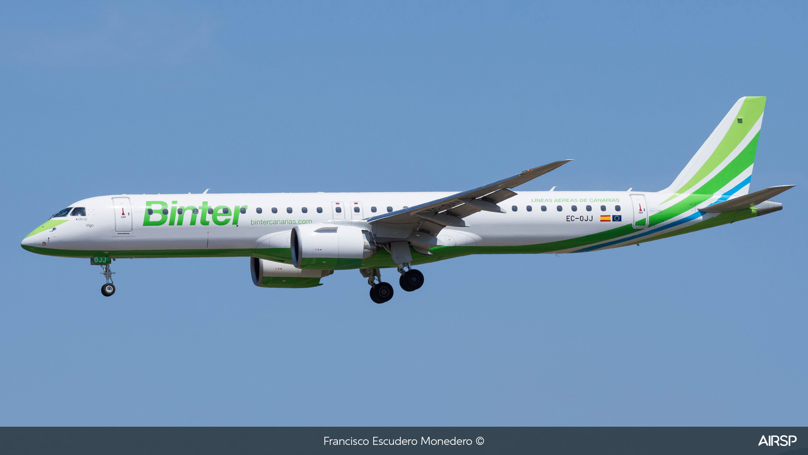 Binter Canarias  Embraer E195-E2  EC-OJJ