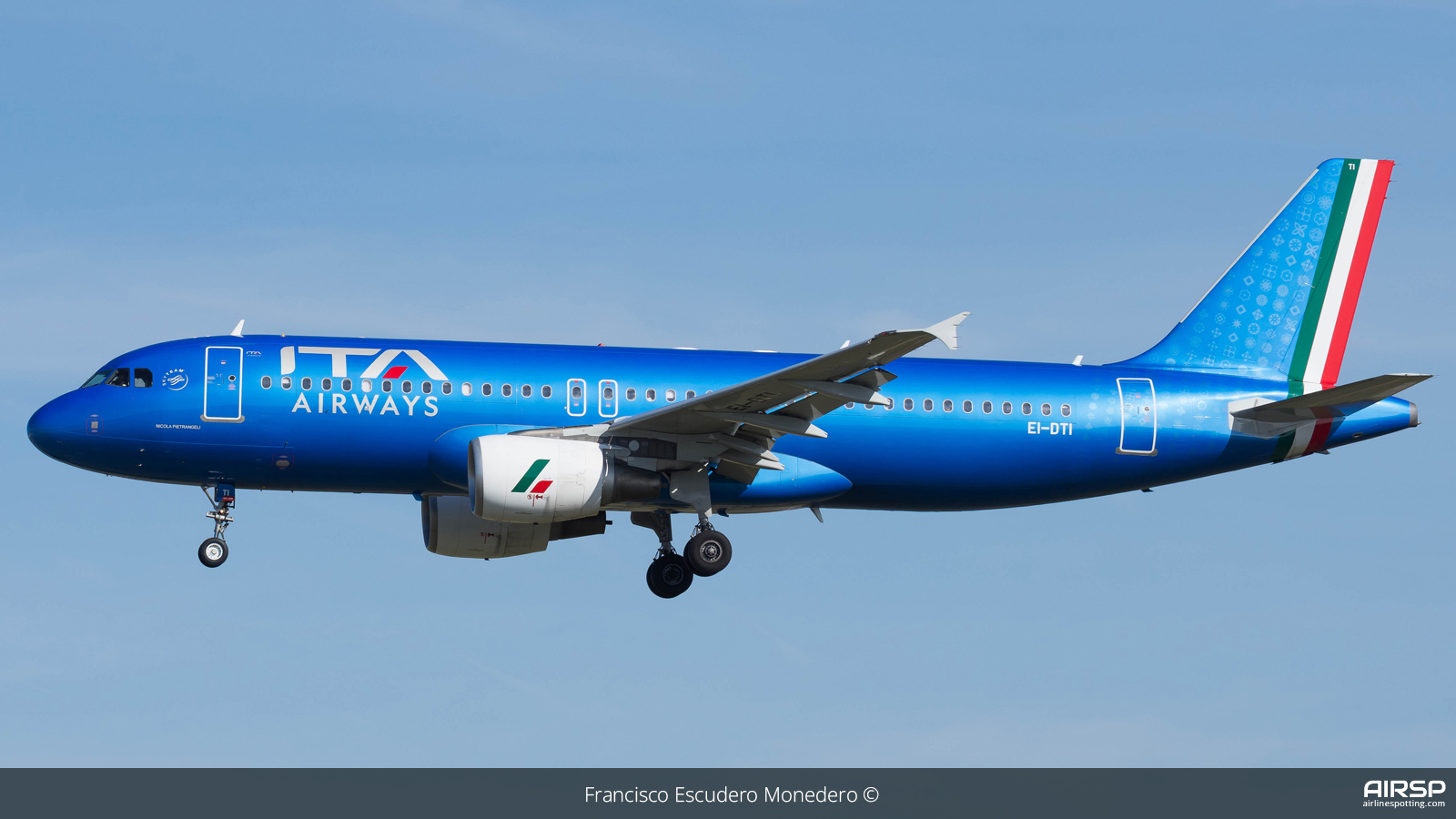 ITA Airways  Airbus A320  EI-DTI