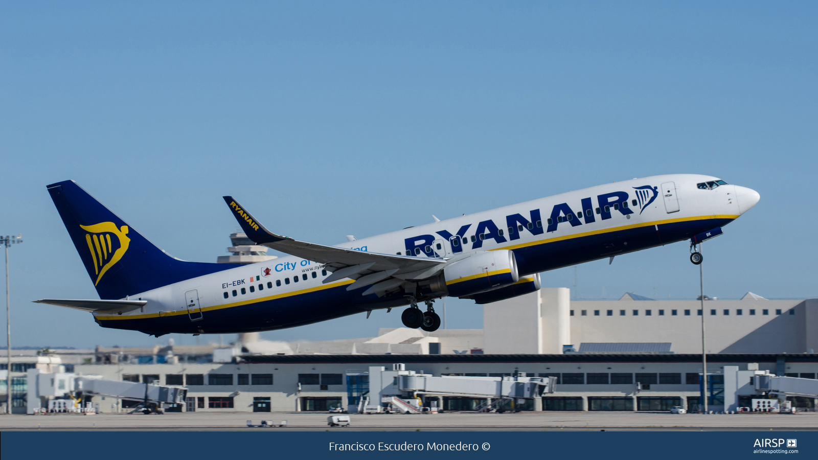 Ryanair  Boeing 737-800  EI-EBK