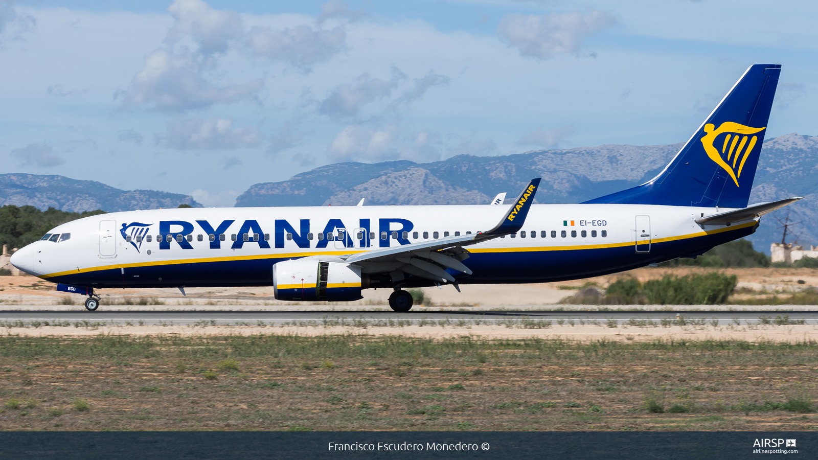 Ryanair  Boeing 737-800  EI-EGD
