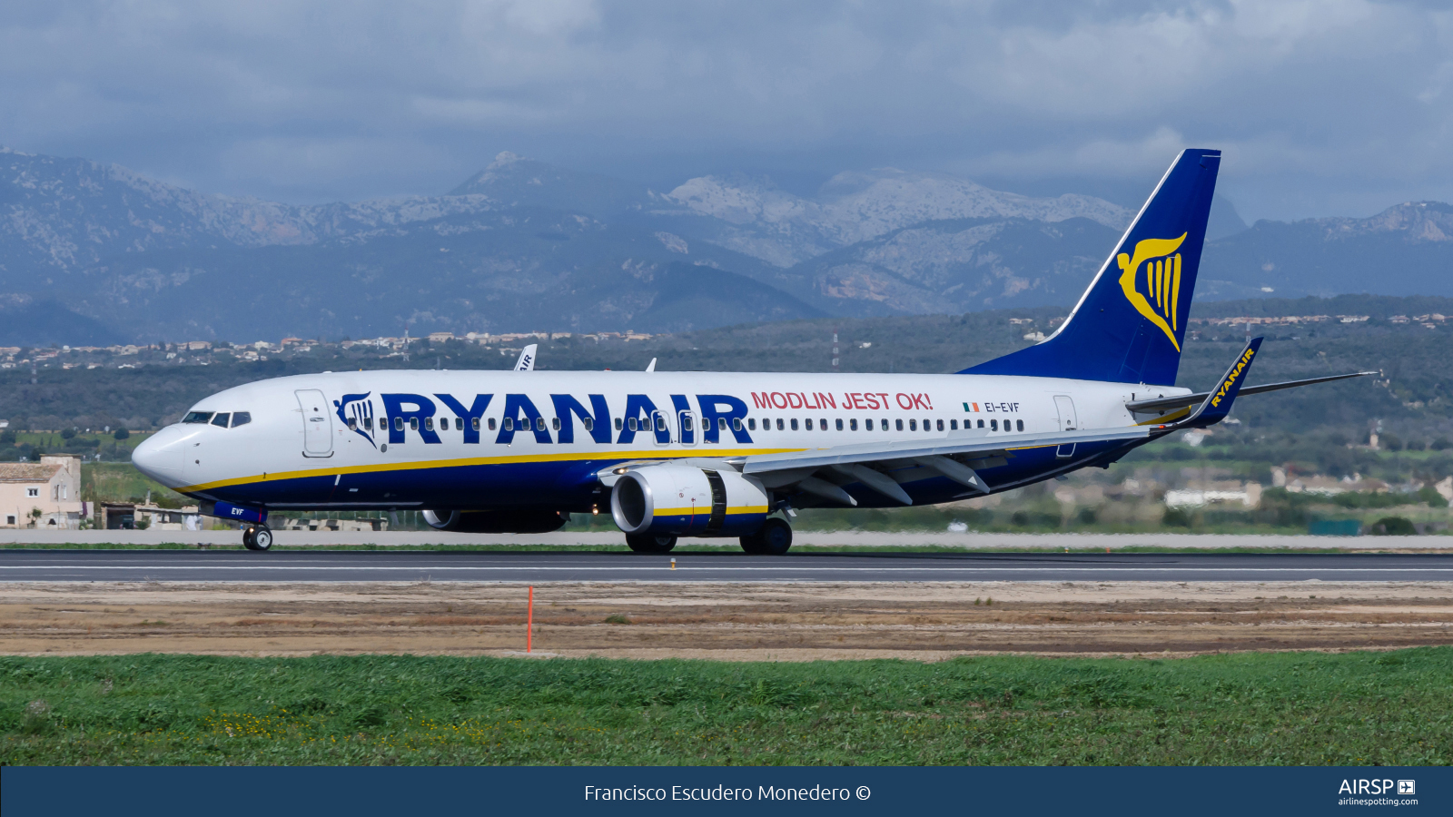 Ryanair  Boeing 737-800  EI-EVF