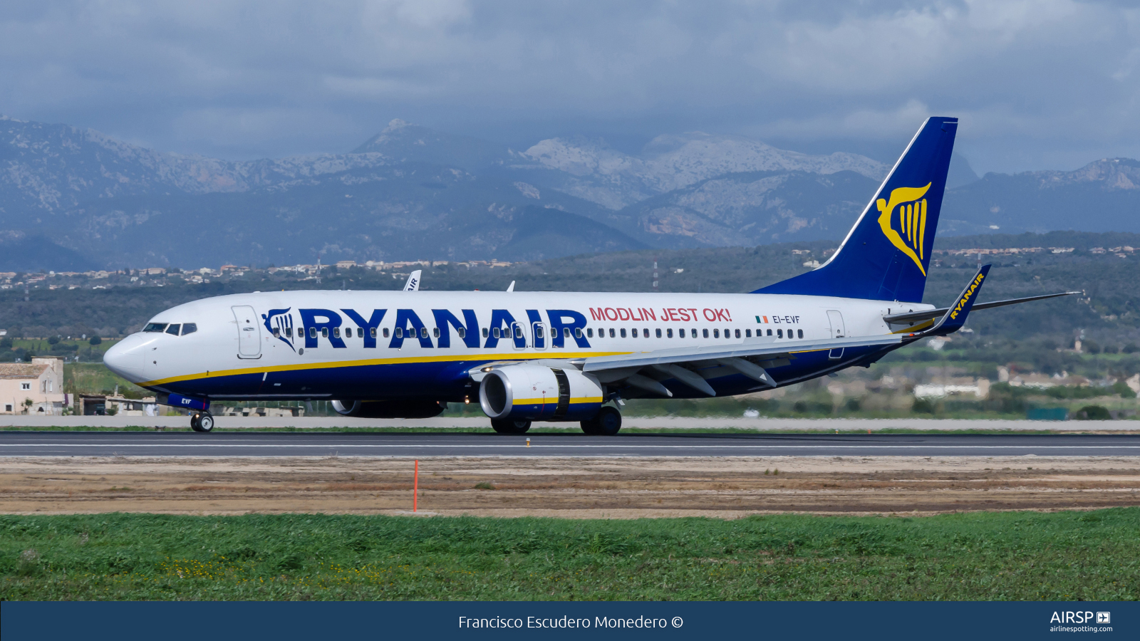 Ryanair  Boeing 737-800  EI-EVF