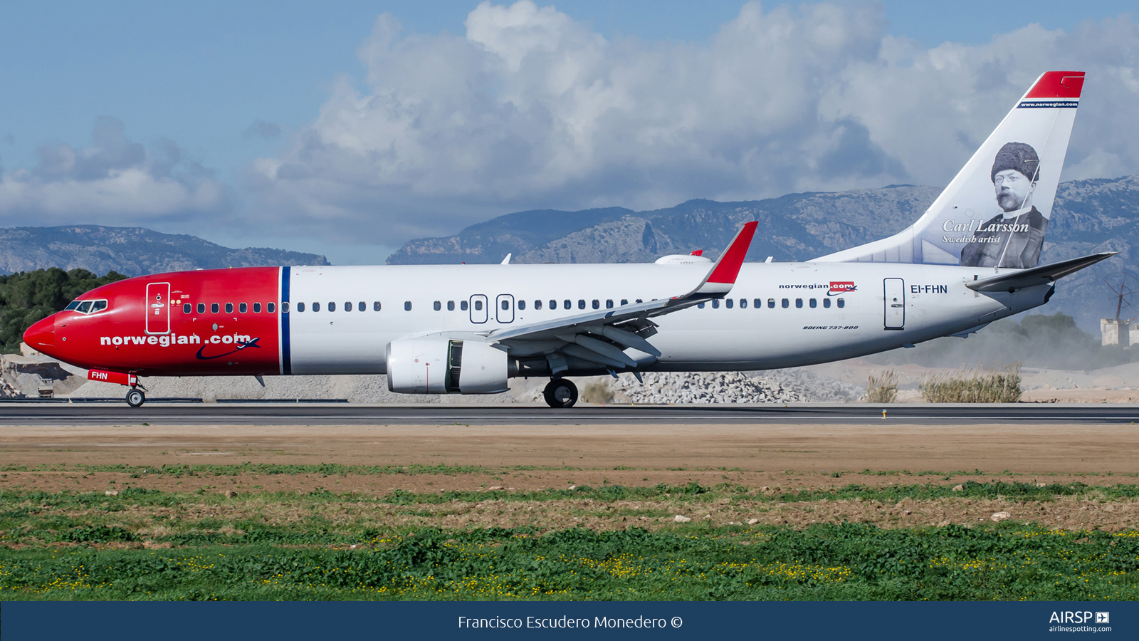 Norwegian  Boeing 737-800  EI-FHN