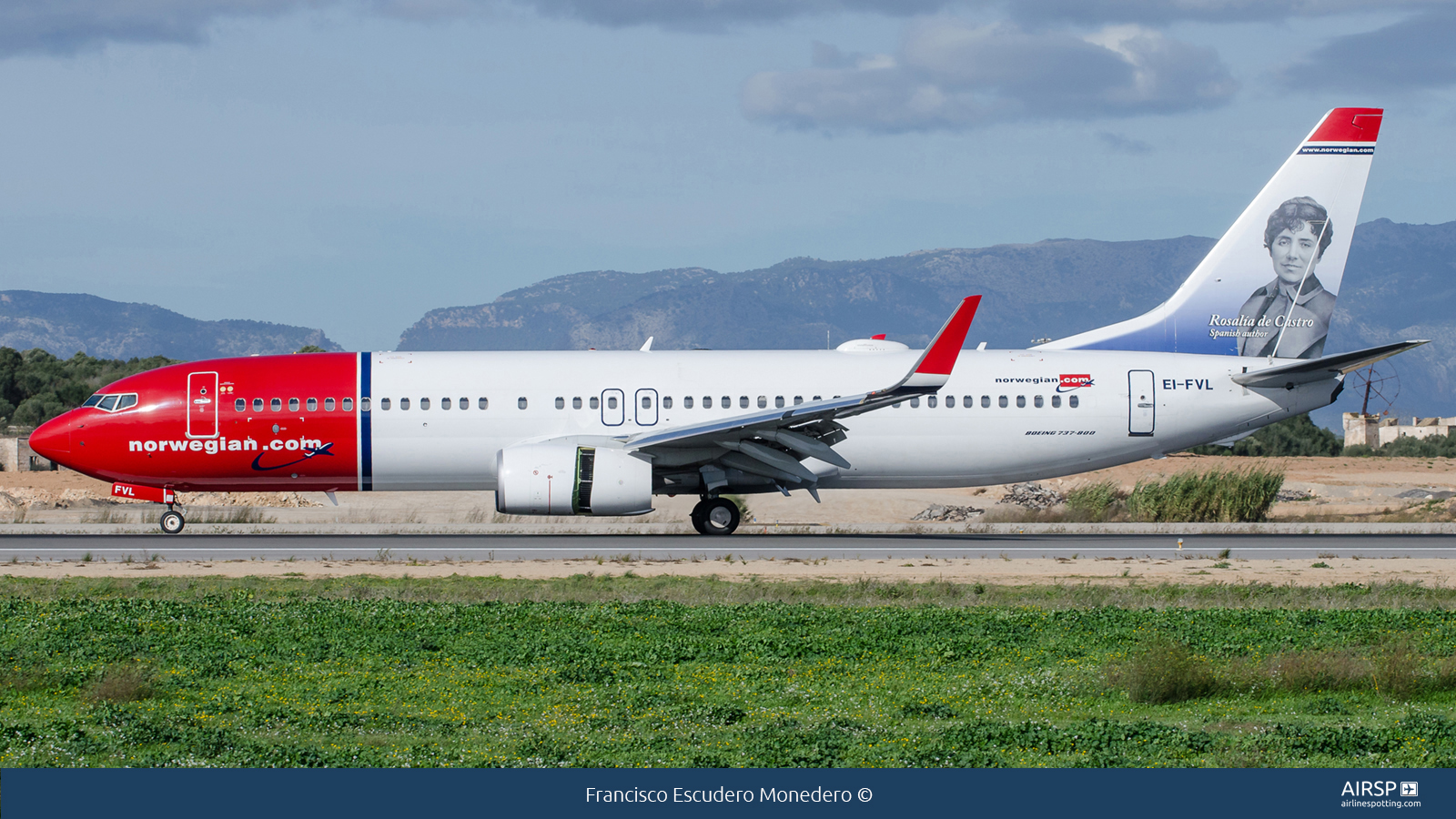 Norwegian  Boeing 737-800  EI-FVL