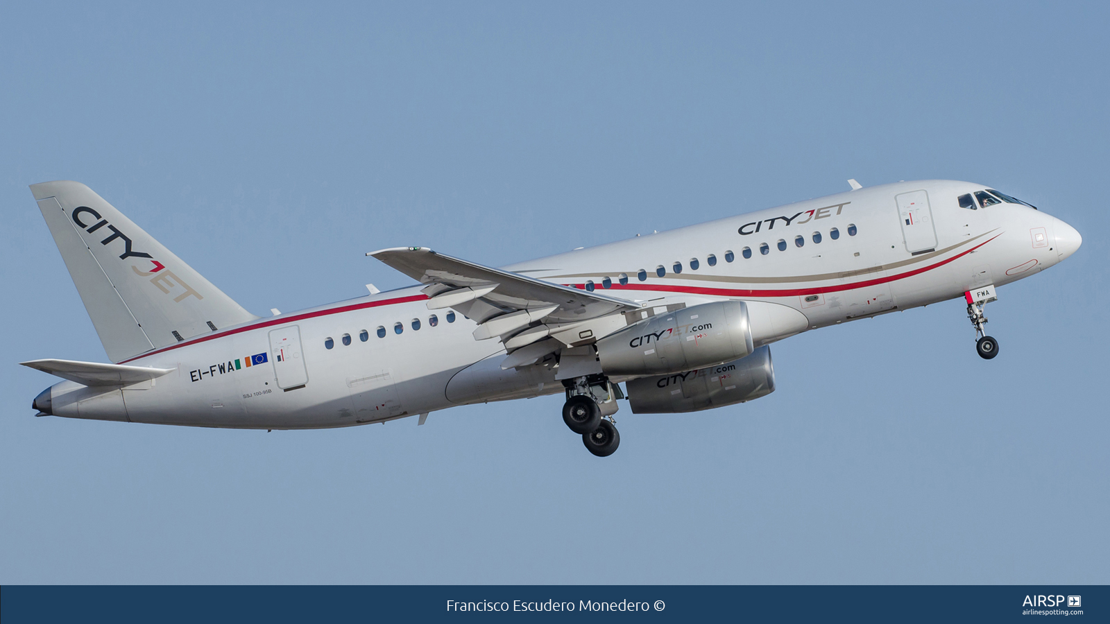 Cityjet  Sukhoi SSJ 100-95  EI-FWA