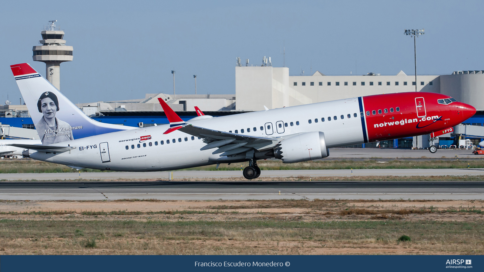 Norwegian  Boeing 737 Max 8  EI-FYG