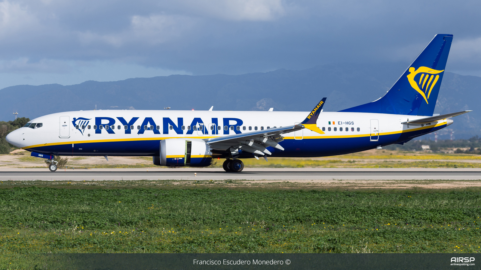Ryanair  Boeing 737 Max 8  EI-HGS