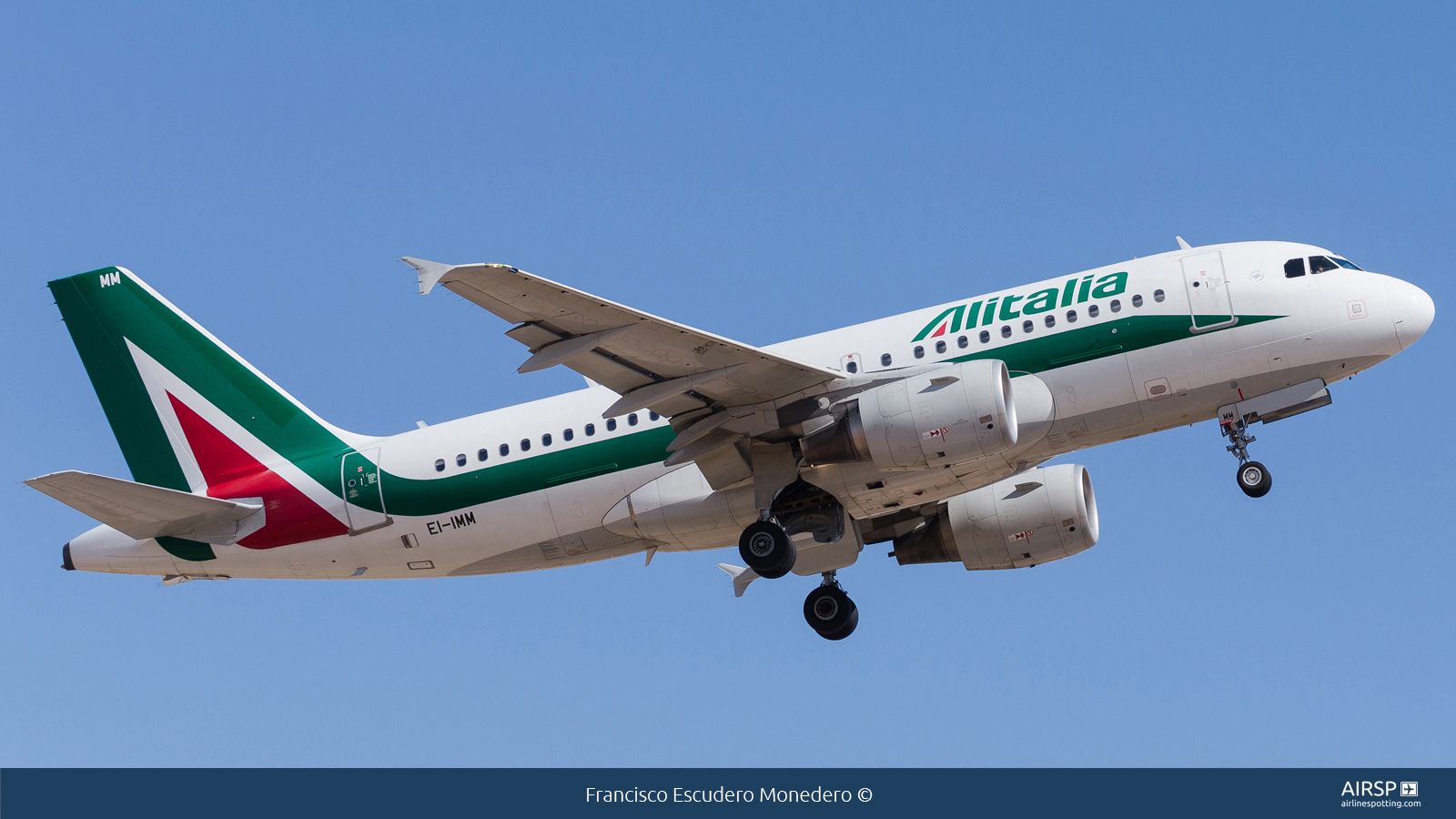 Alitalia  Airbus A319  EI-IMM