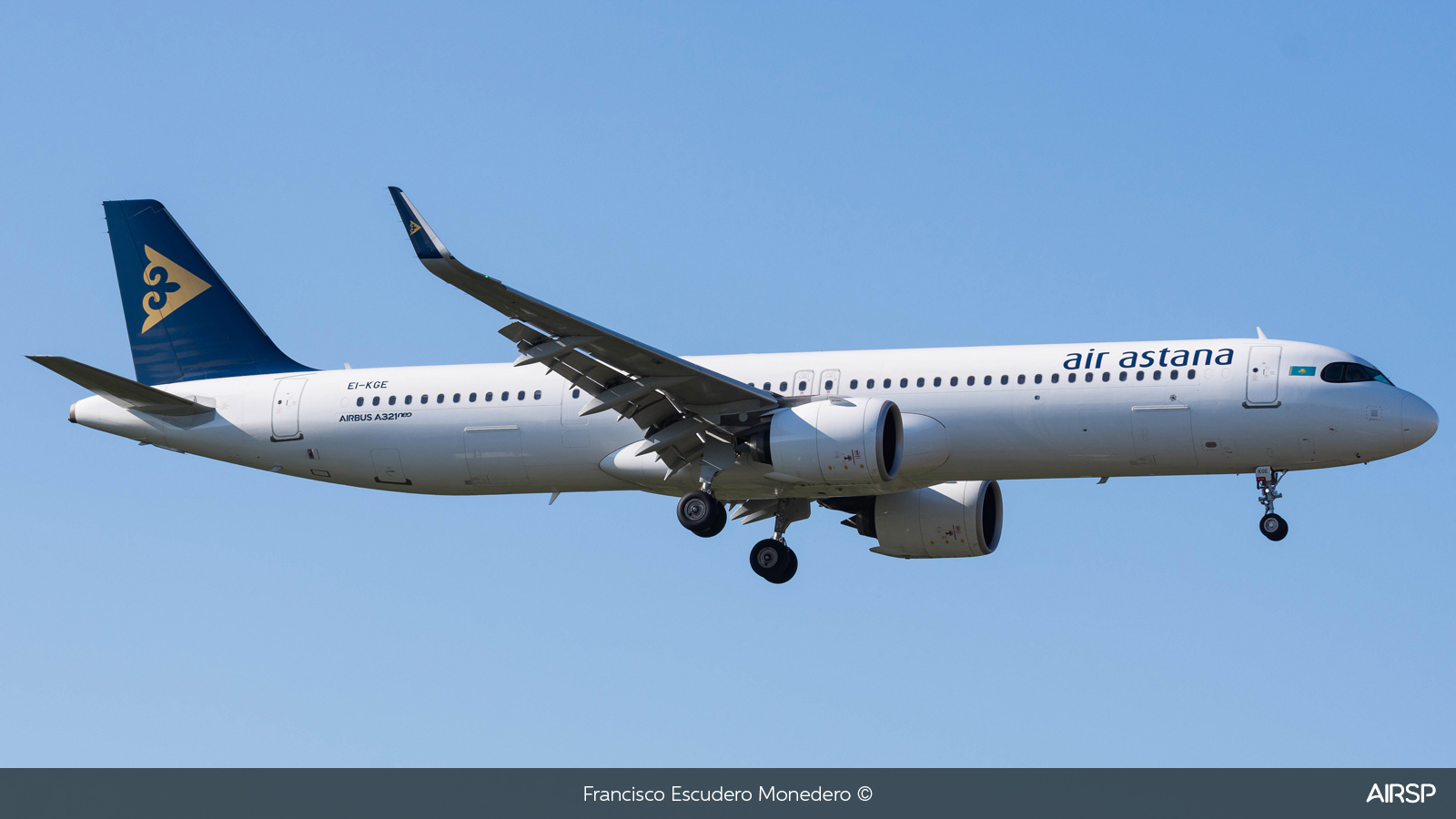 Air Astana  Airbus A321neo  EI-KGE