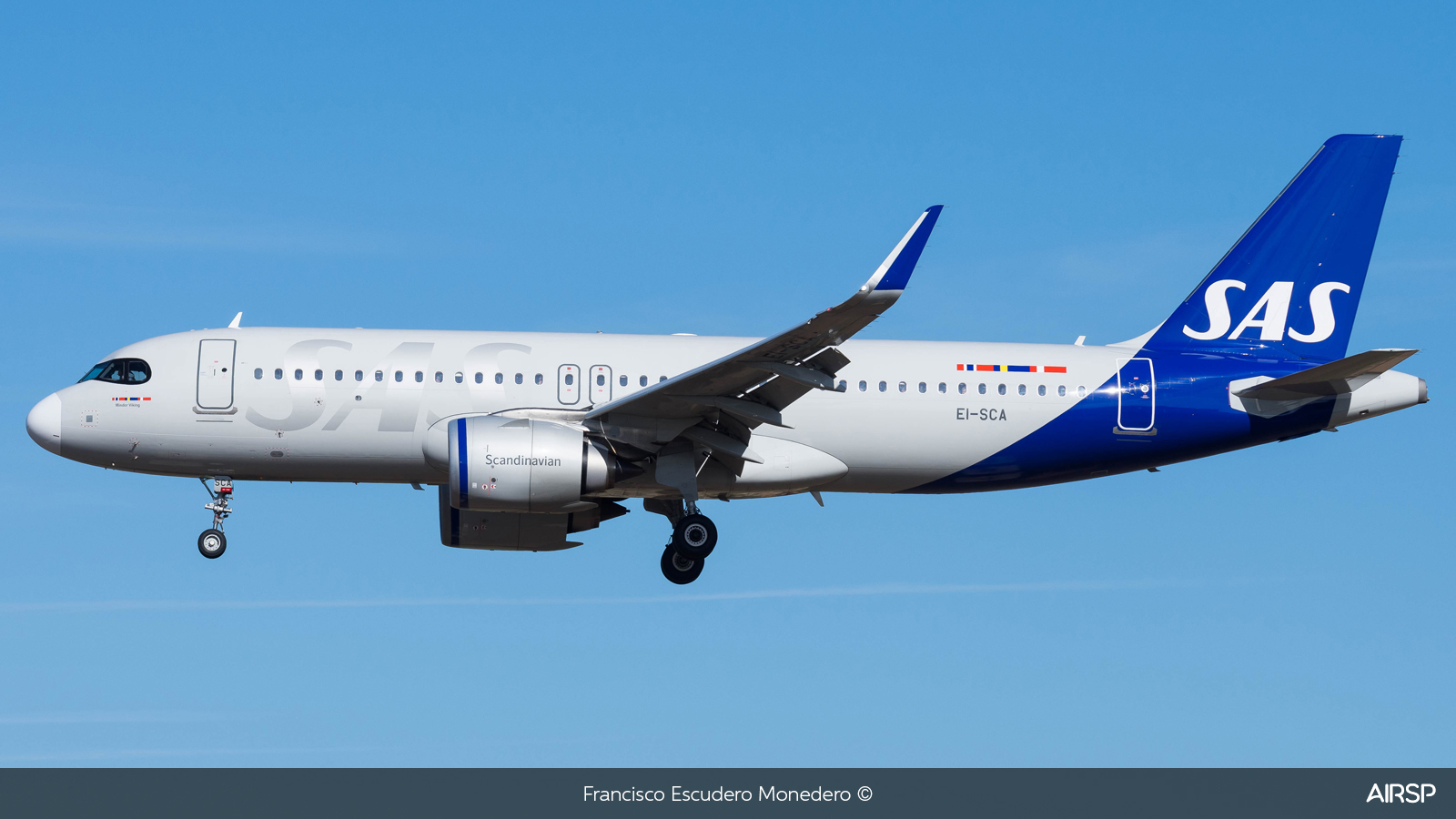 SAS Scandinavian Airlines  Airbus A320neo  EI-SCA