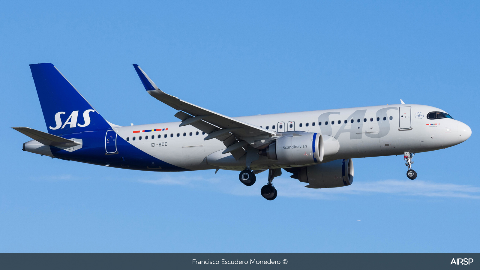 SAS Scandinavian Airlines  Airbus A320neo  EI-SCC