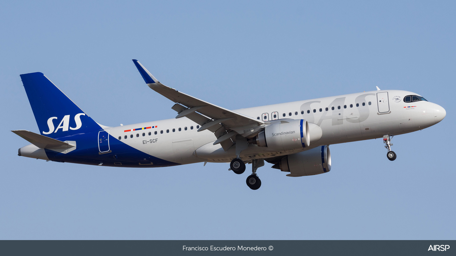 SAS Scandinavian Airlines  Airbus A320neo  EI-SCF