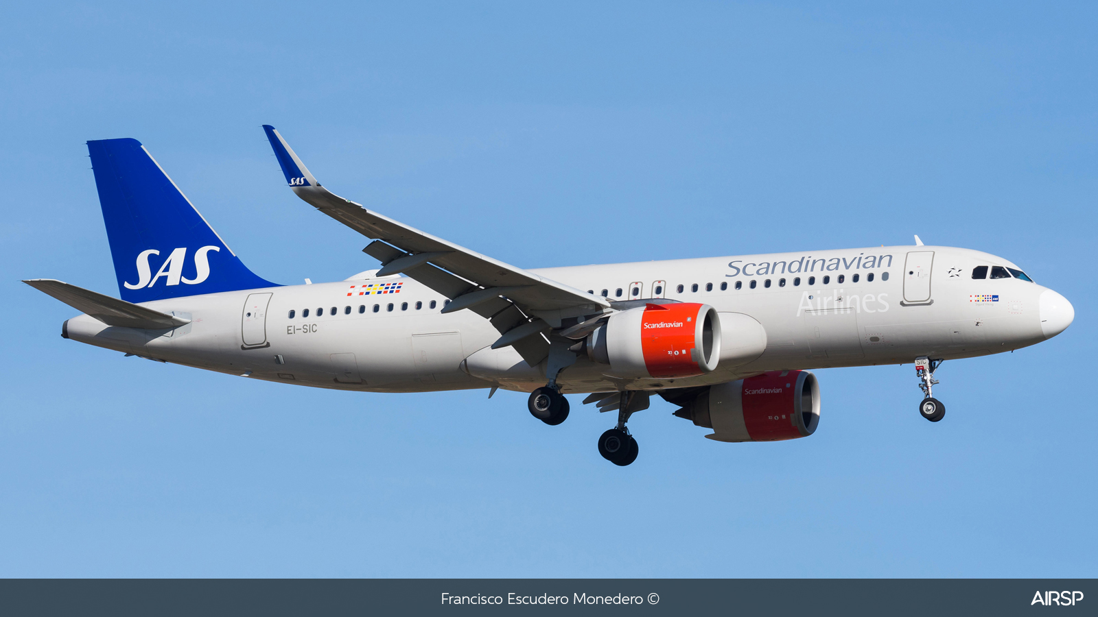 SAS Scandinavian Airlines  Airbus A320neo  EI-SIC