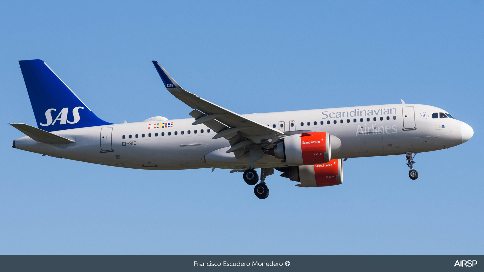 SAS Scandinavian Airlines  Airbus A320neo  EI-SIC