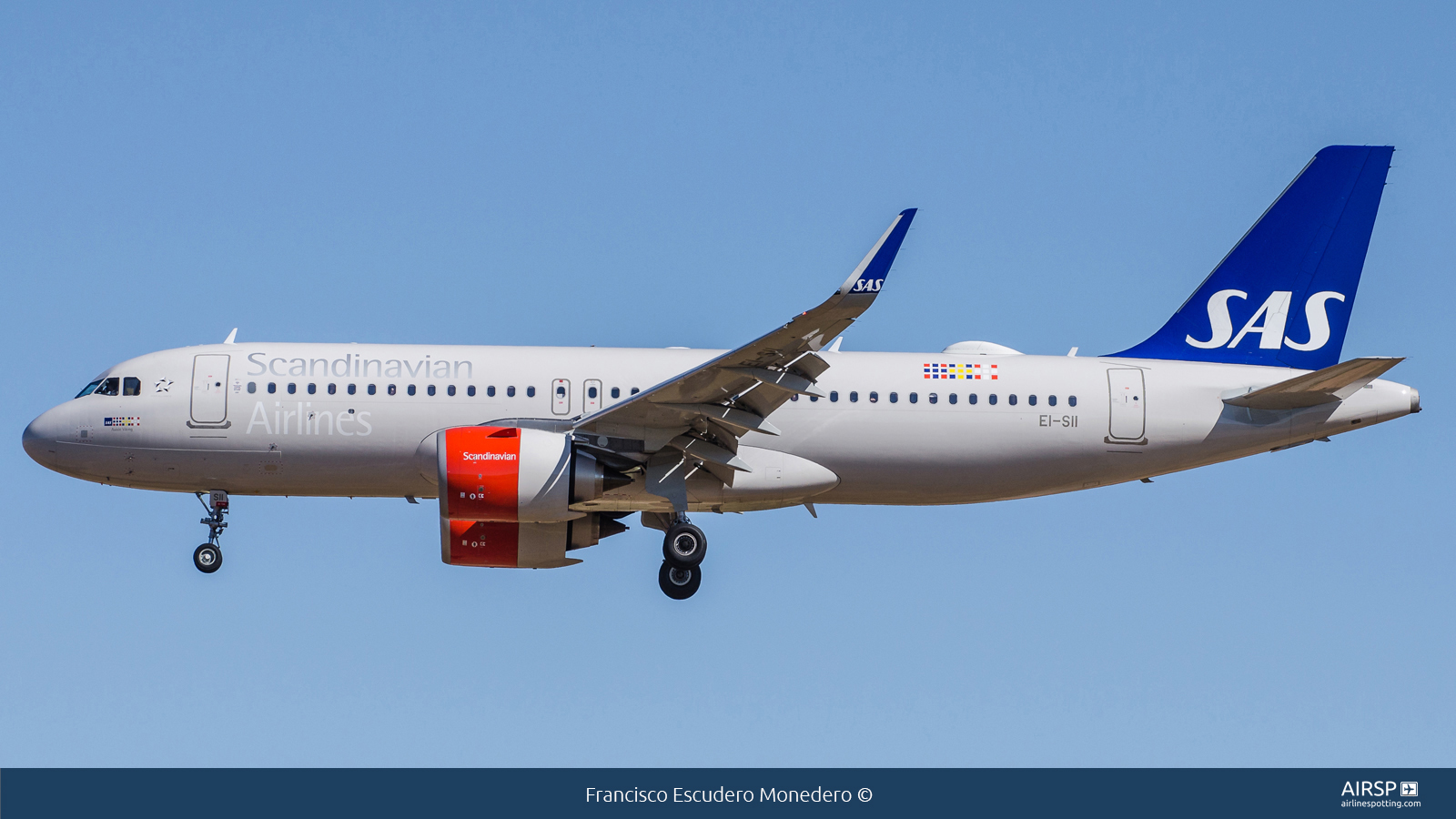 SAS Scandinavian Airlines  Airbus A320neo  EI-SII