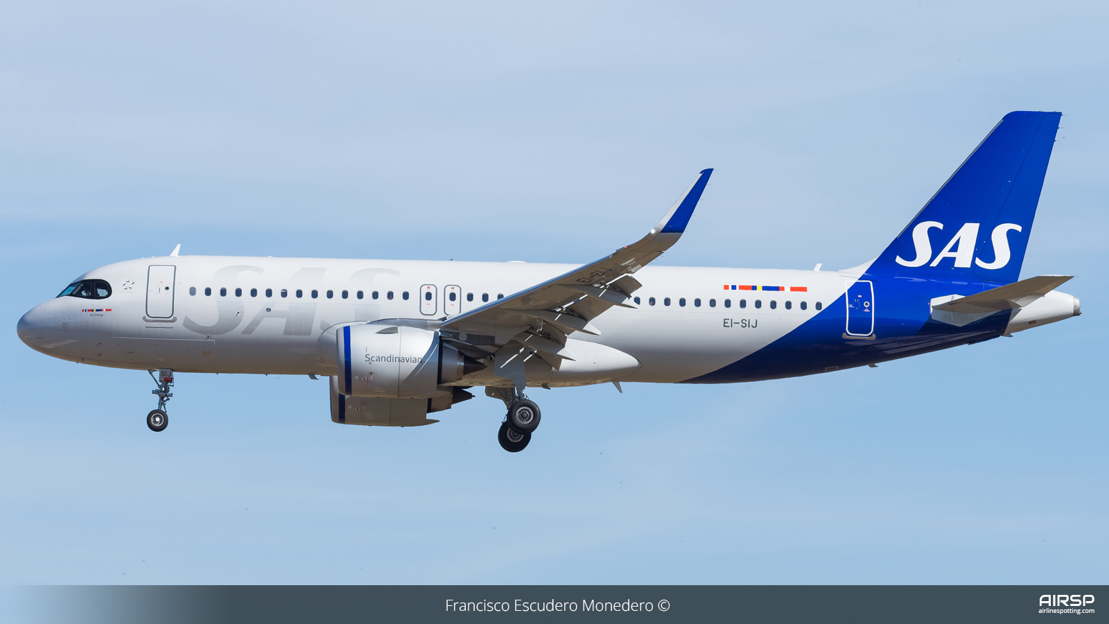 SAS Scandinavian Airlines  Airbus A320neo  EI-SIJ