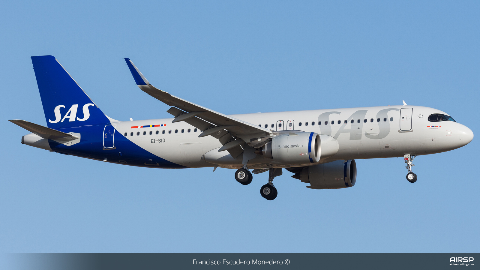 SAS Scandinavian Airlines  Airbus A320neo  EI-SIO
