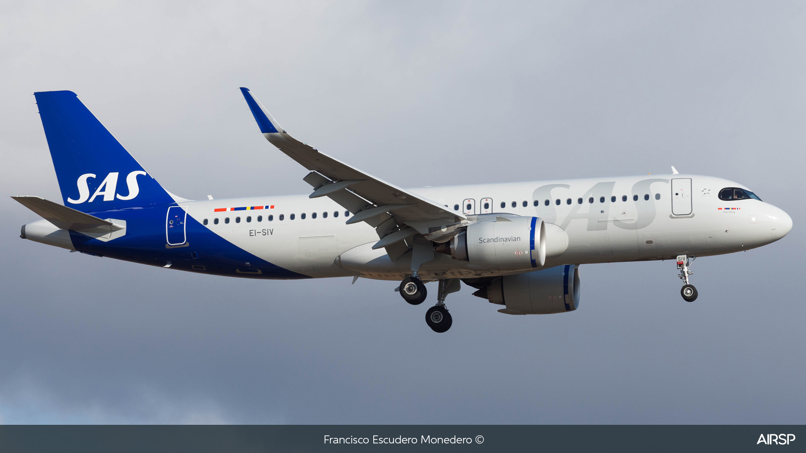SAS Scandinavian Airlines  Airbus A320neo  EI-SIV