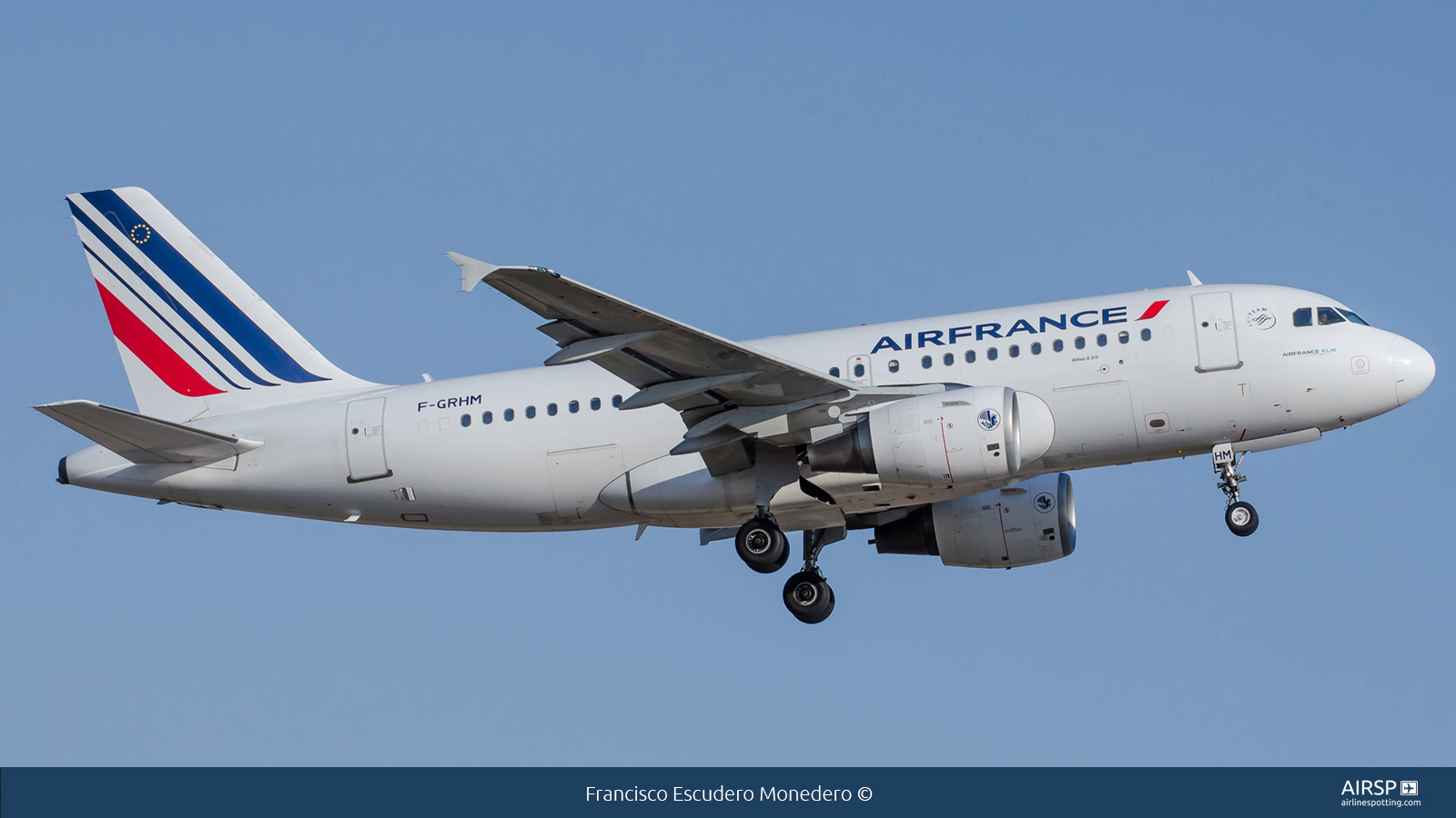 Air France  Airbus A319  F-GRHM