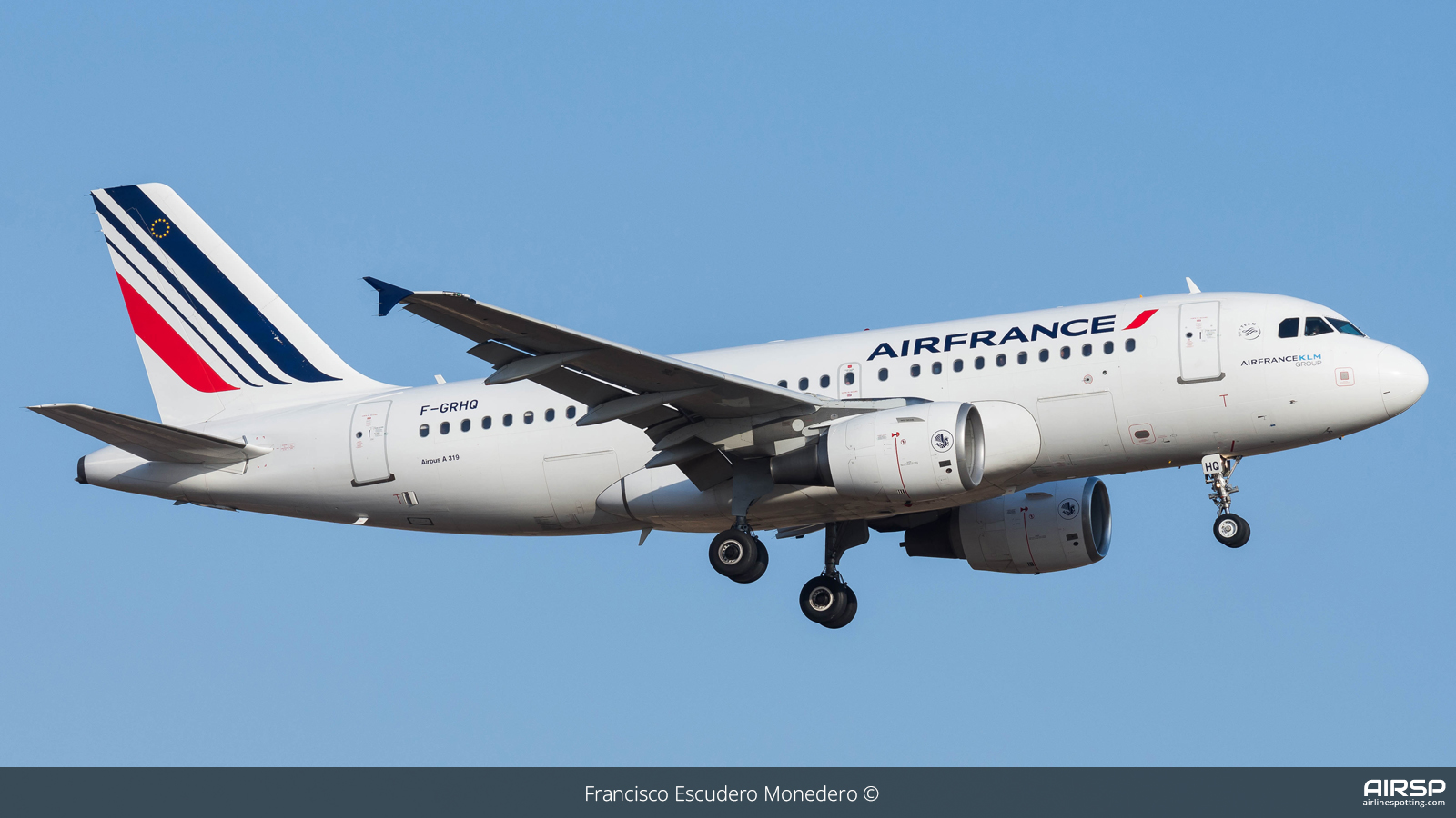 Air France  Airbus A319  F-GRHQ