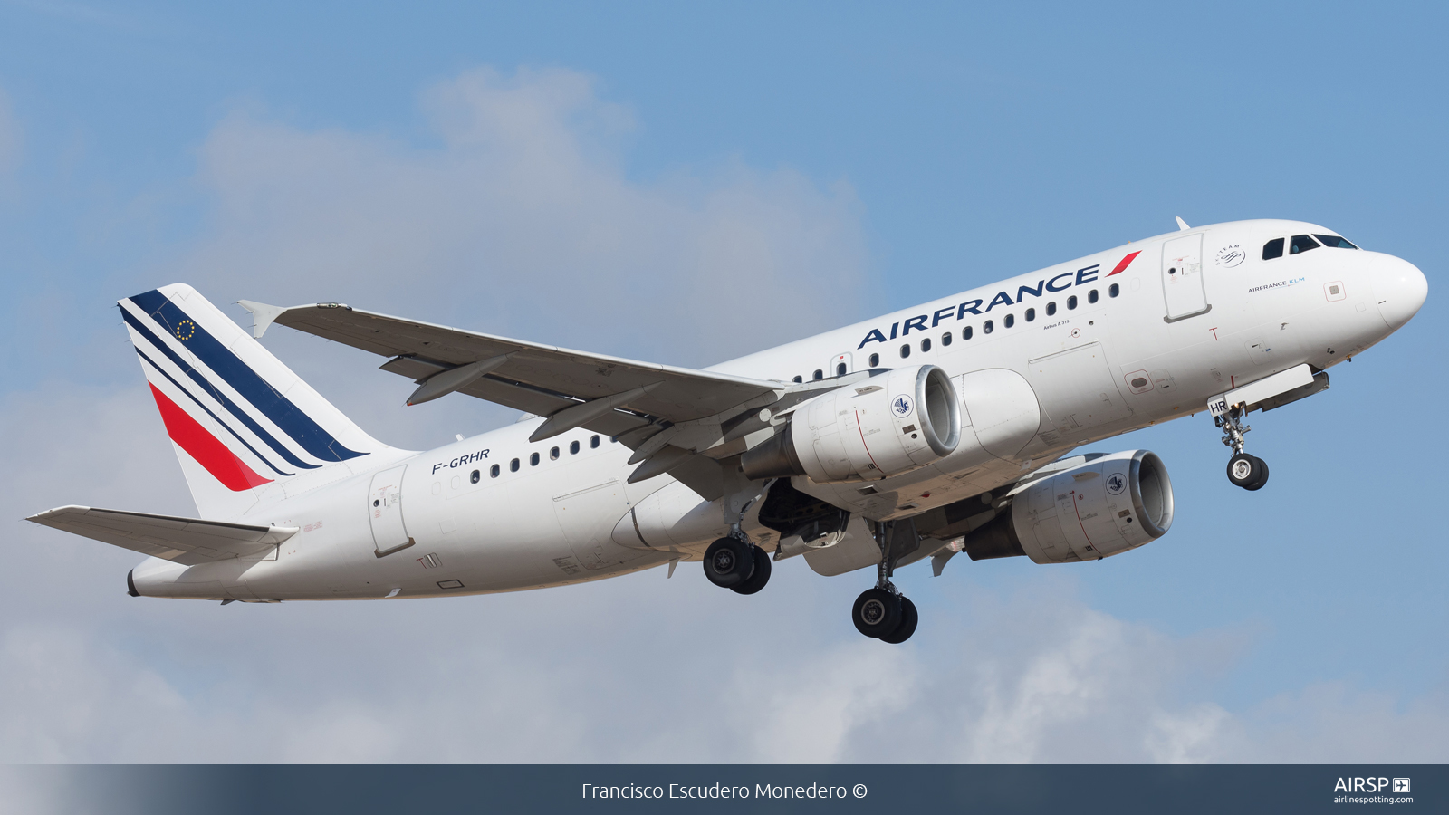 Air France  Airbus A319  F-GRHR