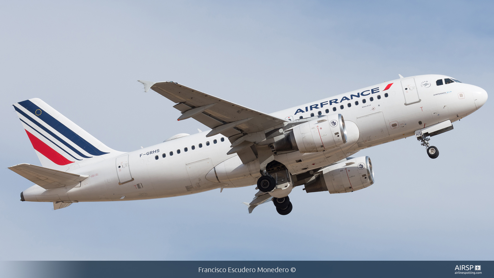 Air France  Airbus A319  F-GRHS
