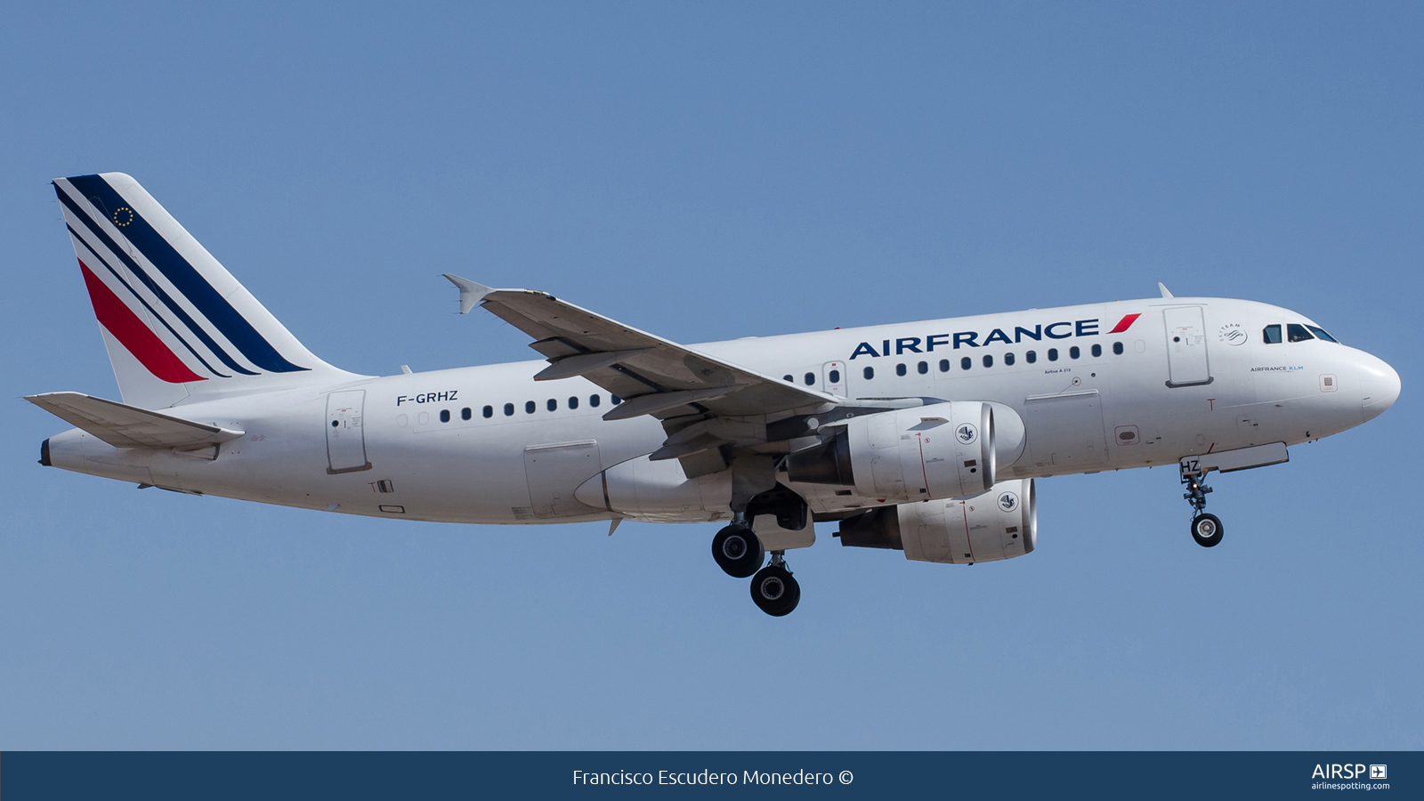 Air France  Airbus A319  F-GRHZ