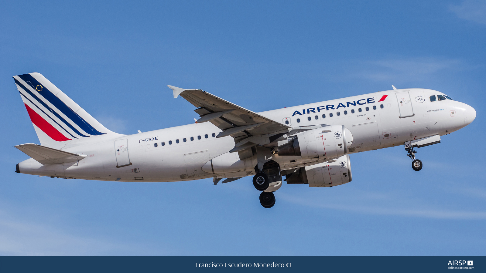 Air France  Airbus A319  F-GRXE