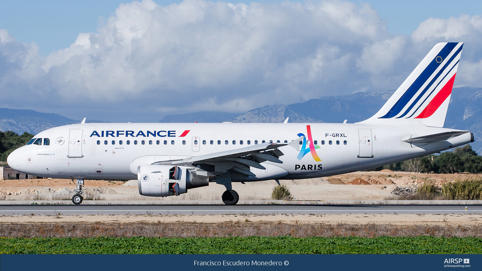 Air France  Airbus A319  F-GRXL