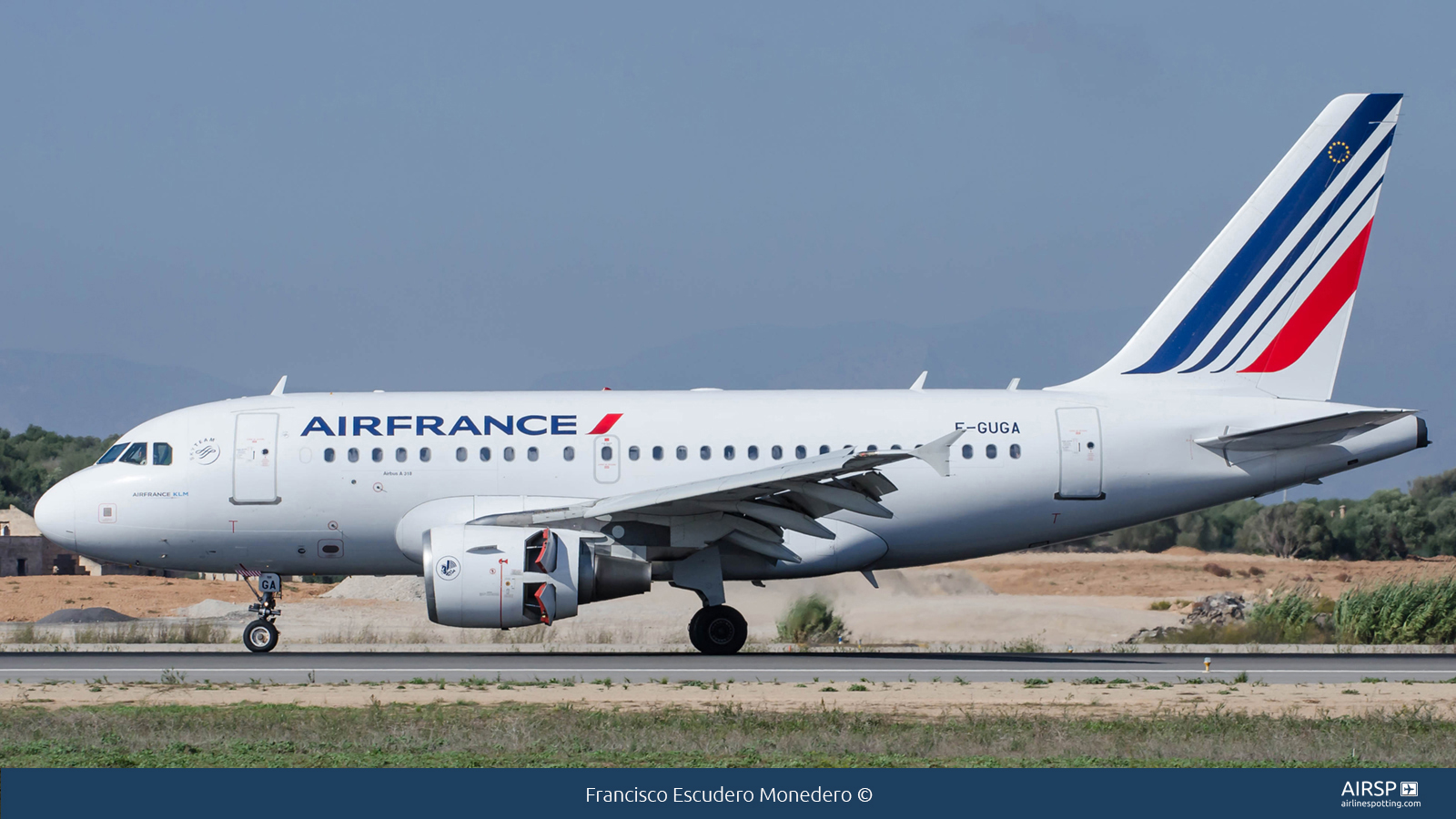 Air France  Airbus A318  F-GUGA