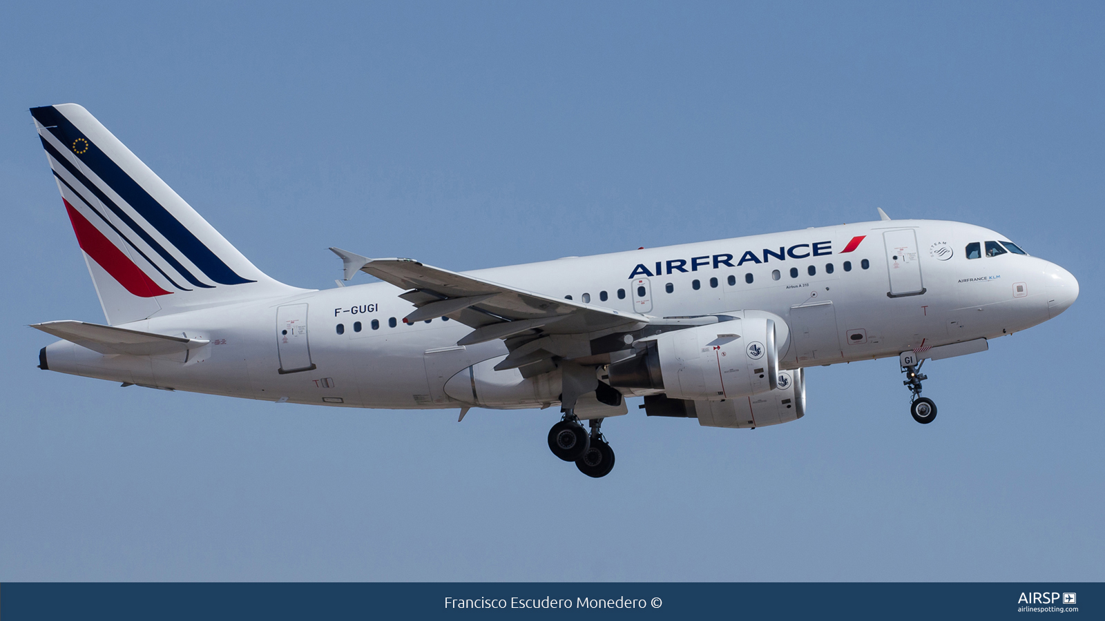 Air France  Airbus A318  F-GUGI
