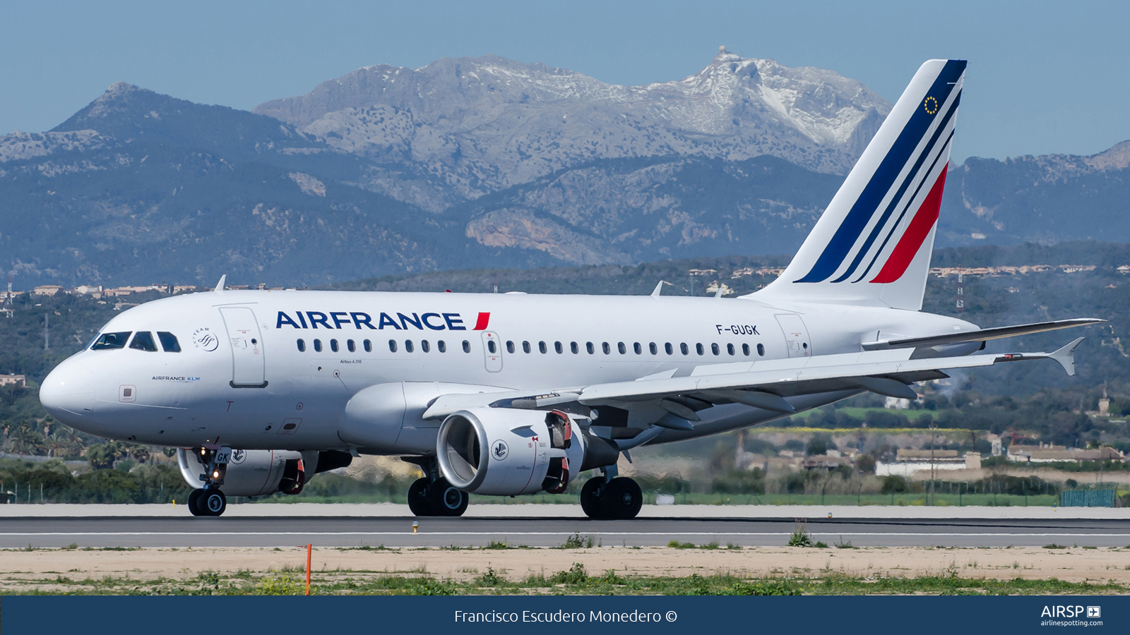 Air France  Airbus A318  F-GUGK