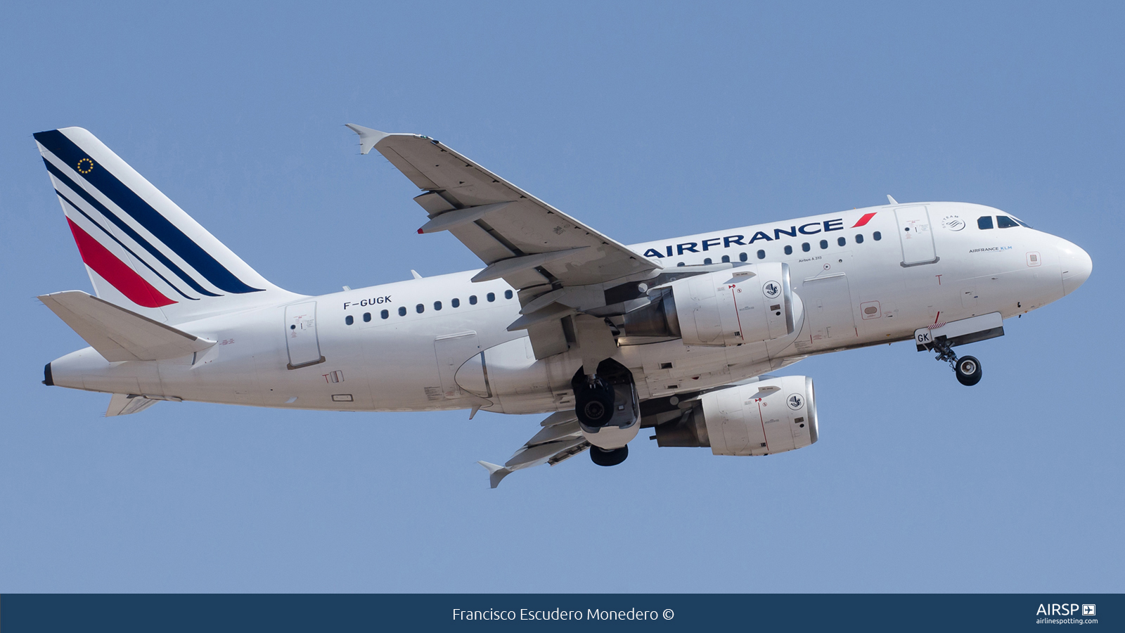 Air France  Airbus A318  F-GUGK