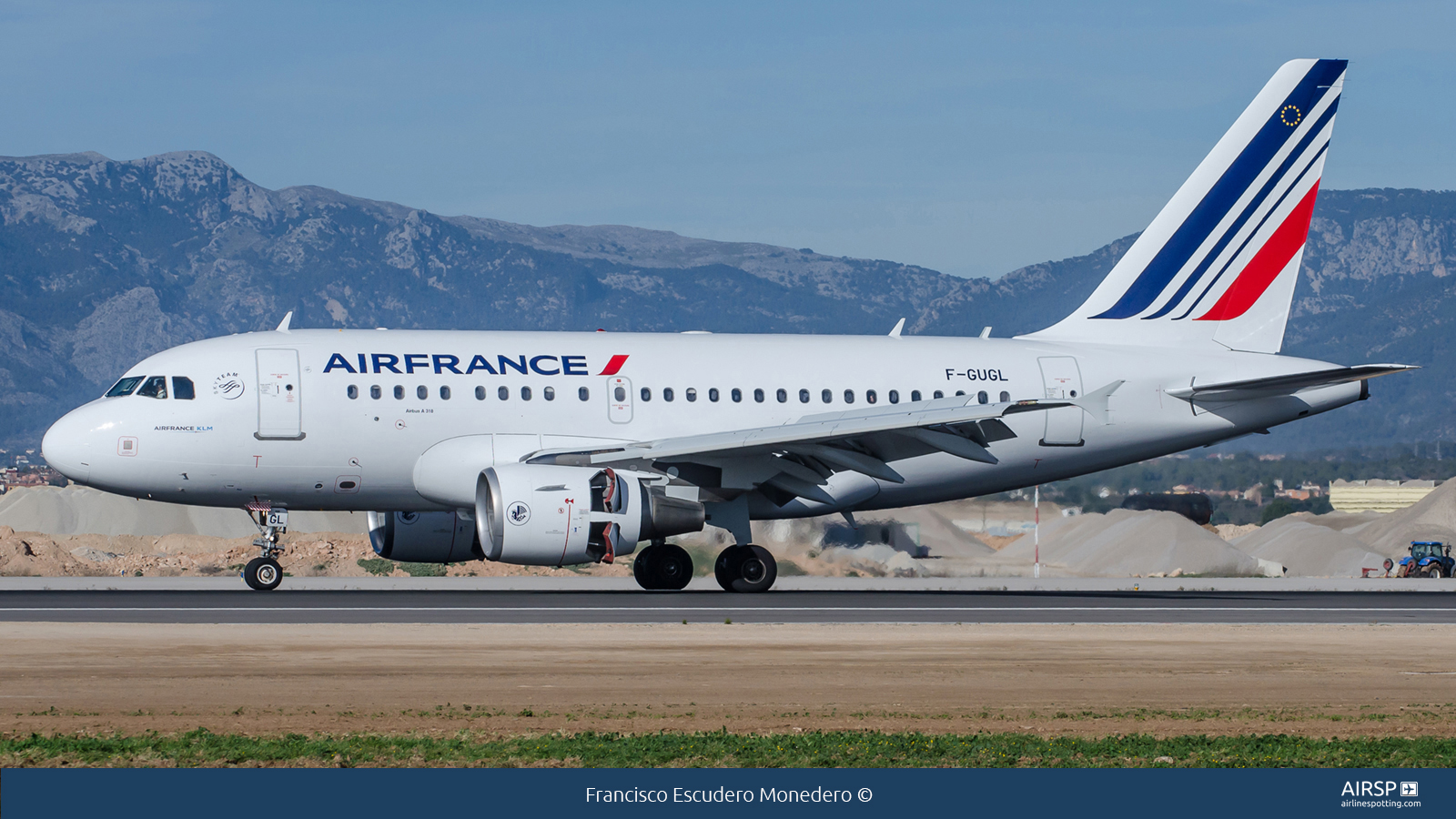 Air France  Airbus A318  F-GUGL