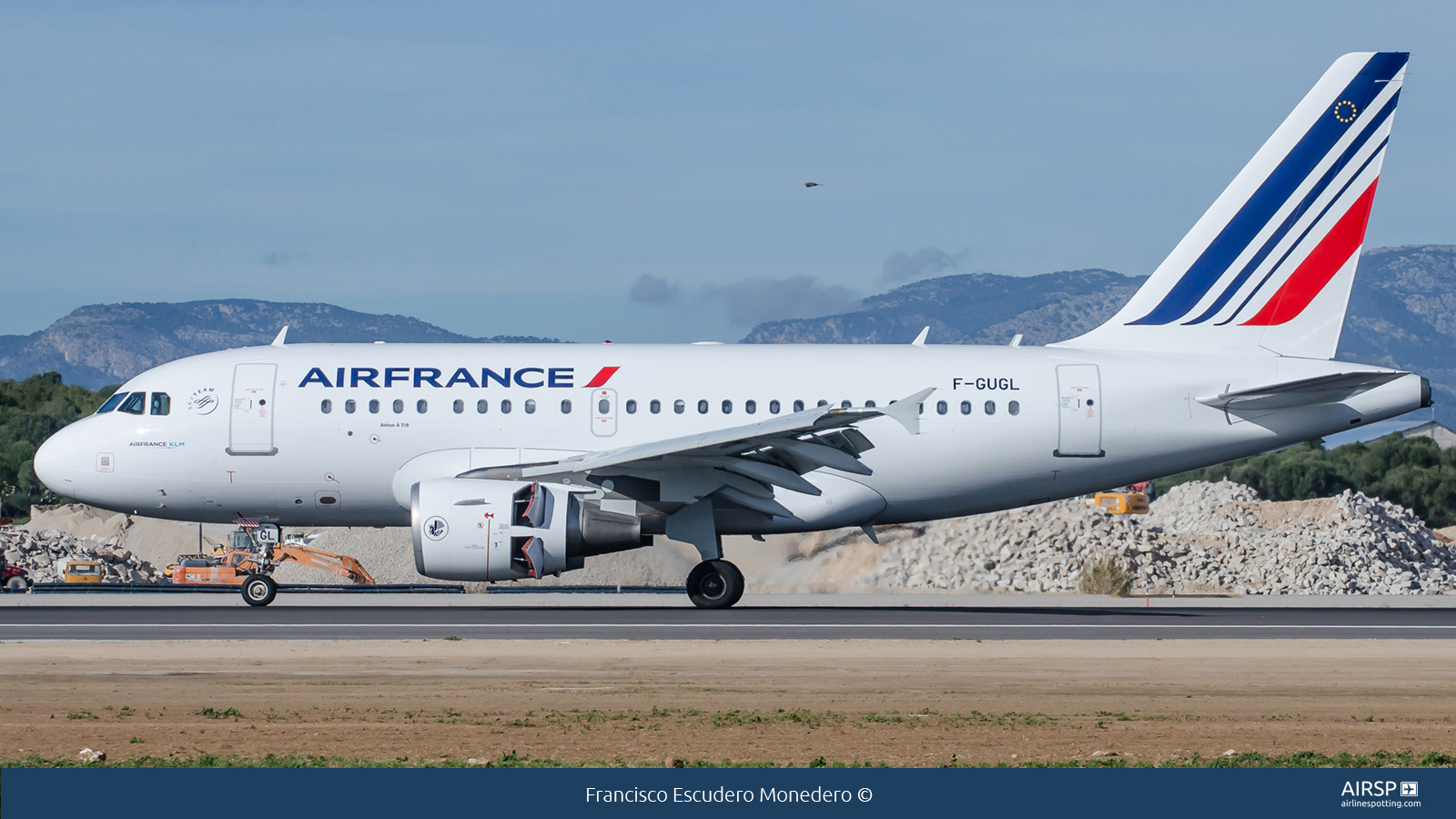 Air France  Airbus A318  F-GUGL